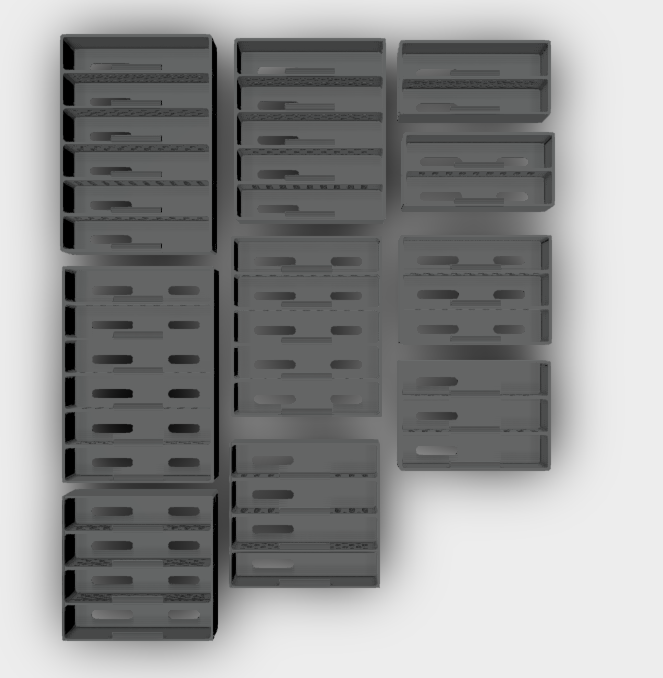 Raspberry Pi Zero Shelf - 2 to 6 Boards PETG