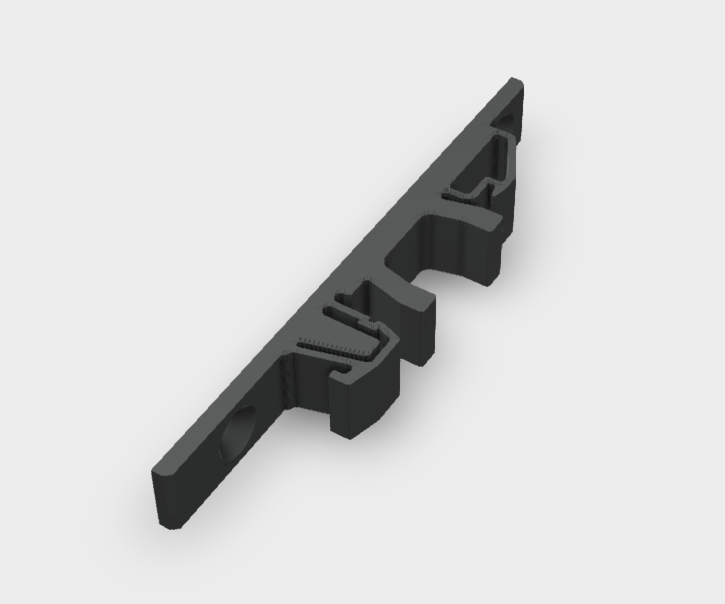 Носач за HDD/SSD на DIN шину 2,5"/3,5"